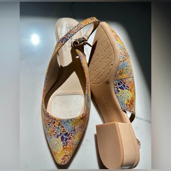 Alex Marie Shoes - Alex Marie Multicolor Slingback Heels